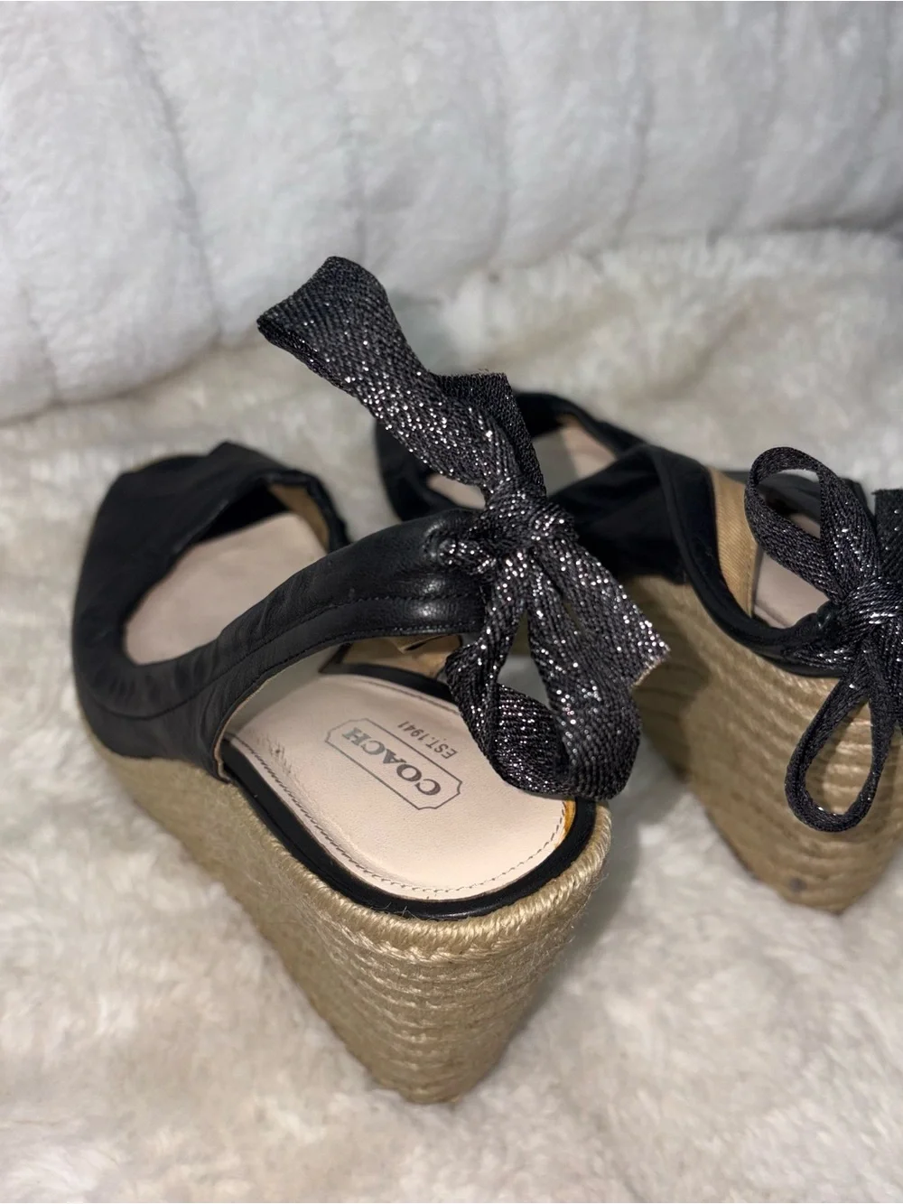 Coach slingback espadrilles